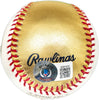 Kyle Tucker Autographed Official 2022 World Series Gold MLB Baseball Houston Astros (Smudged) Beckett BAS Witness #W381818