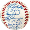 1986 New York Mets Team Autographed Official NL Baseball With 31 Signatures Including Gary Carter PSA/DNA #W03531