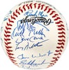 1986 New York Mets Team Autographed Official NL Baseball With 31 Signatures Including Gary Carter PSA/DNA #W03531