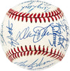 1986 New York Mets Team Autographed Official NL Baseball With 31 Signatures Including Gary Carter PSA/DNA #W03533