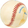Tommy Byrnes Autographed Official AL Baseball New York Yankees Beckett BAS #F26209