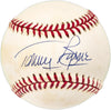 Tommy Byrnes Autographed Official AL Baseball New York Yankees Beckett BAS #F26212