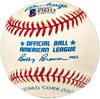 Tommy Byrnes Autographed Official AL Baseball New York Yankees Beckett BAS #F26213