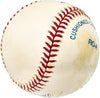 Tommy Byrnes Autographed Official AL Baseball New York Yankees Beckett BAS #F26213