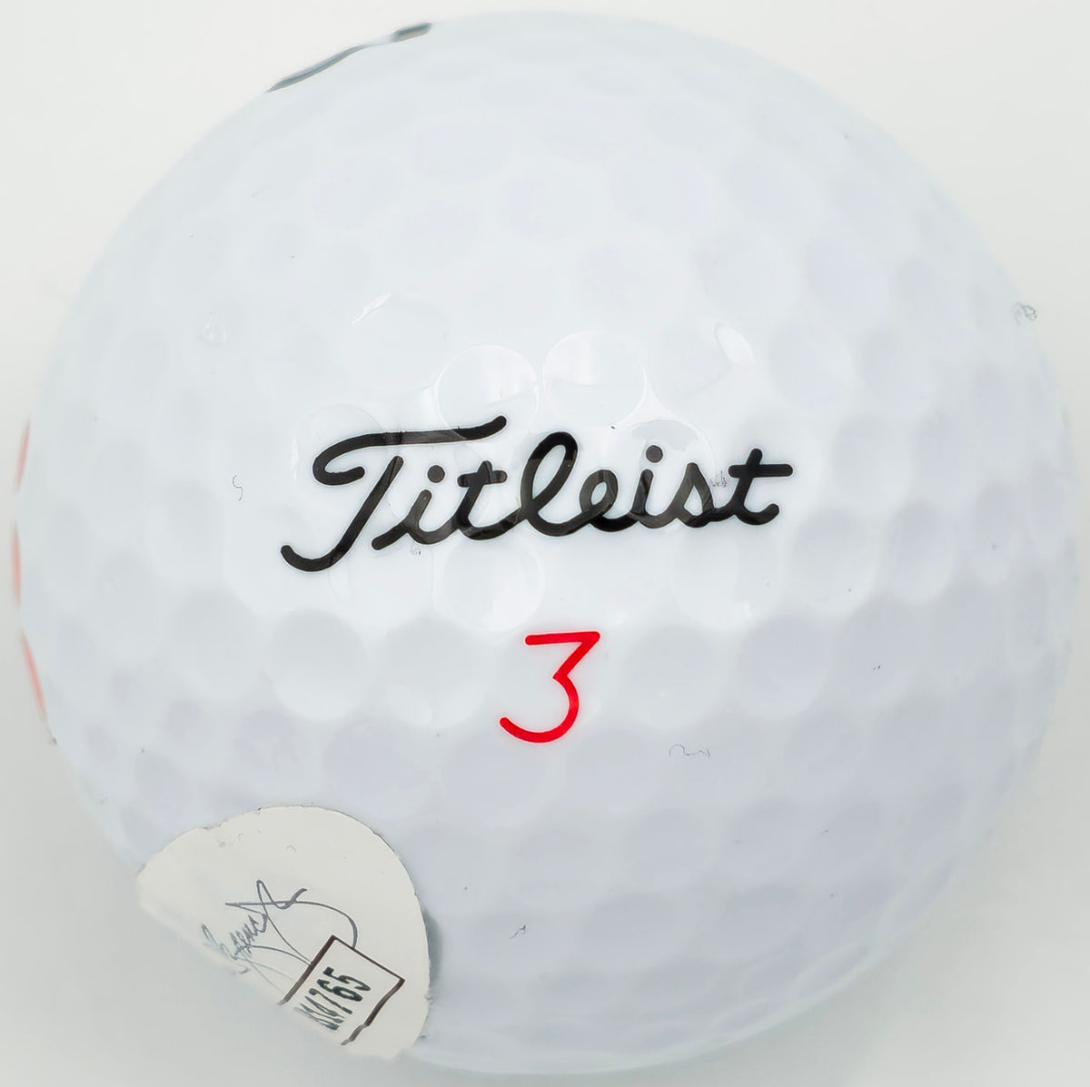 Jack Nicklaus Autographed Titleist Golf Ball JSA #BB14765