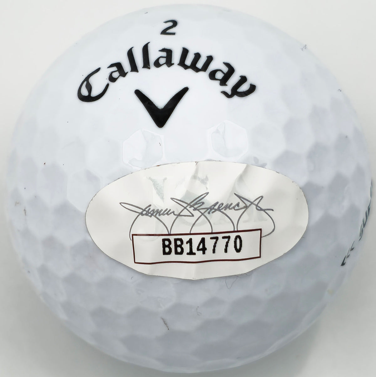 Jack Nicklaus Autographed Callaway Golf Ball JSA #BB14770