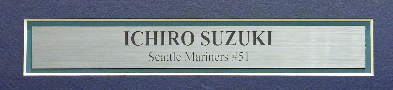 Seattle Mariners Ichiro Suzuki Autographed Framed Orange Majestic 2007 All Star Game Jersey IS Holo SKU #224278