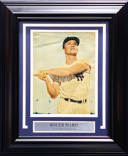 Roger Maris Autographed Framed 8x10 Magazine Page Photo New York Yankees "Best Wishes" Beckett BAS #AC17878