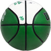 Larry Bird Autographed Green City Edition Auerbach Smoke Logo Basketball Boston Celtics Beckett BAS Witness Stock #222787