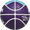 Shaquille O'Neal Autographed Purple City Edition Basketball Los Angeles Lakers Beckett BAS Witness Stock #222786