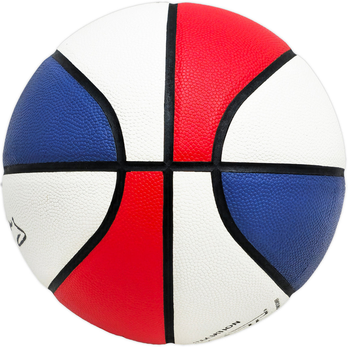Julius "Dr. J" Erving Autographed Red, White & Blue ABA Logo Basketball New Jersey Nets Beckett BAS Witness Stock #222789