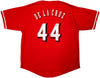 Cincinnati Reds Elly De La Cruz Autographed Red Jersey Beckett BAS QR Stock #222821