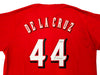 Cincinnati Reds Elly De La Cruz Autographed Red Jersey Beckett BAS QR Stock #222821