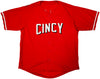 Cincinnati Reds Elly De La Cruz Autographed Red Jersey Beckett BAS QR Stock #222821