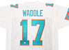 Miami Dolphins Jaylen Waddle Autographed White Jersey JSA Stock #222823