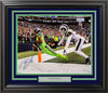 Tyler Lockett Autographed Framed 16x20 Photo Seattle Seahawks Toe Tap Touchdown MCS Holo Stock #221125