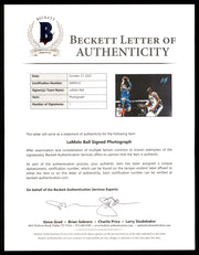 LaMelo Ball Autographed Framed 16x20 Photo New Orleans Pelicans Spotlight Beckett BAS Stock #210963