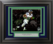 Tyler Lockett Autographed Framed 8x10 Photo Seattle Seahawks Spotlight MCS Holo Stock #210977