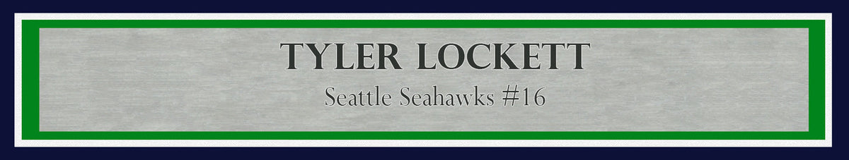 Tyler Lockett Autographed Framed 8x10 Photo Seattle Seahawks Spotlight MCS Holo Stock #210977
