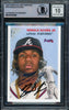 Ronald Acuna Jr. Autographed 2020 Topps Gallery Heritage Card #HT-4 Atlanta Braves Auto Grade Gem Mint 10 Beckett BAS #16167605