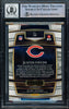 Justin Fields Autographed 2021 Select Rookie Card #50 Chicago Bears Auto Grade Gem Mint 10 Beckett BAS #16168338