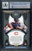 Justin Fields Autographed 2021 Certified Dark Horses Rookie Card #DH-4 Chicago Bears Auto Grade Gem Mint 10 Beckett BAS #16168350