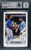 Wander Franco Autographed 2022 Topps Rookie Card #329 Tampa Bay Rays Auto Grade Gem Mint 10 Beckett BAS #16168484