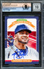 Fernando Tatis Jr. Autographed 2020 Donruss Diamond Kings Card #1 San Diego Padres Auto Grade Gem Mint 10 Beckett BAS #16173056