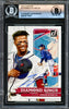Ronald Acuna Jr. Autographed 2022 Donruss Diamond Kings Card #16 Atlanta Braves Beckett BAS #16175307