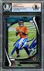 Justin Fields Autographed 2021 Absolute Green Rookie Card #108 Chicago Bears Beckett BAS #16175584