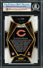 Justin Fields Autographed 2021 Select Red Disco Prizm Rookie Card #150 Chicago Bears #/49 Beckett BAS #16175787