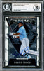 Wander Franco Autographed 2022 Panini Chronicles Crusade Rookie Card #1 Tampa Bay Rays Beckett BAS #16175881
