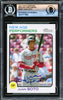 Juan Soto Autographed 2022 Topps Heritage New Age Performers Card #NAP-7 New York Mets Beckett BAS #16177953