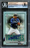 Julio Rodriguez Autographed 2022 Bowman Platinum Renowned Rookies Rookie Card #RR17 Seattle Mariners Beckett BAS #16340979