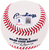 Johan Santana Autographed Official MLB Baseball New York Mets "Nohan 6/1/12" Beckett BAS Witness Stock #210999