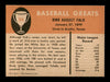 Bibb Falk Autographed 1961 Fleer Card #104 Chicago White Sox (Smudged) SKU #222090