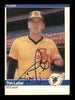 Tim Lollar Autographed 1984 Fleer Card #305 San Diego Padres SKU #222162