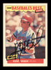 Kent Hrbek Autographed 1986 Fleer Baseball's Best Card #17 Minnesota Twins (Smudged) SKU #222165