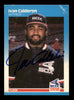 Ivan Calderon Autographed 1987 Fleer Card #488 Chicago White Sox SKU #222167