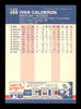Ivan Calderon Autographed 1987 Fleer Card #488 Chicago White Sox SKU #222168