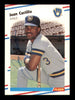 Juan Castillo Autographed 1988 Fleer Card #159 Milwaukee Brewers SKU #222175