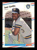 Juan Castillo Autographed 1988 Fleer Card #159 Milwaukee Brewers SKU #222176