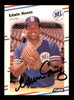 Edwin Nunez Autographed 1988 Fleer Card #383 Seattle Mariners SKU #222182