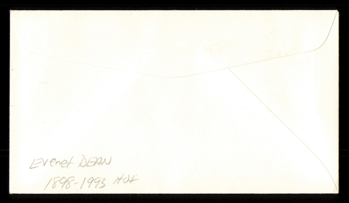 Everett Dean Autographed 1991 100th Anniversary First Day Cover Indiana SKU #222255