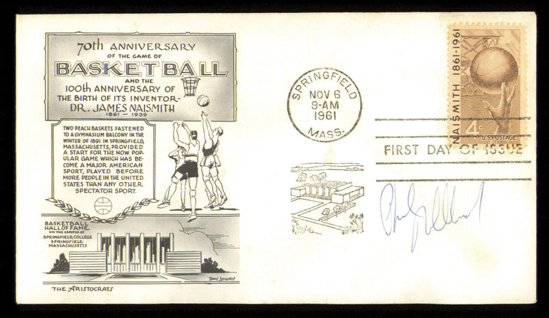Phil Hubbard Autographed First Day Cover Detroit Pistons SKU #222260
