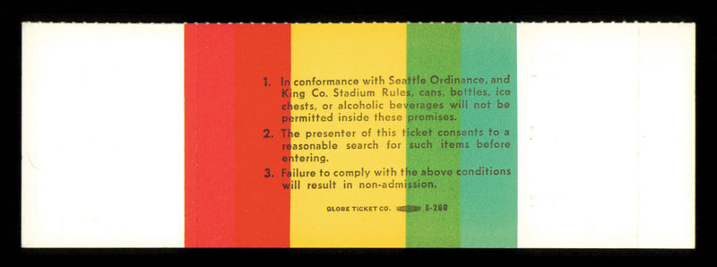 1984 NCAA Basketball Tournament Finals Unsigned Full Ticket Georgetown vs. Houston in Seattle SKU #222593