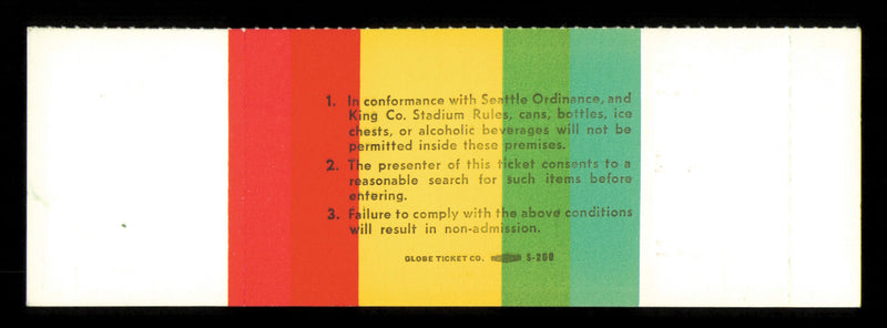 1984 NCAA Basketball Tournament Finals Unsigned Full Ticket Georgetown vs. Houston in Seattle SKU #222594