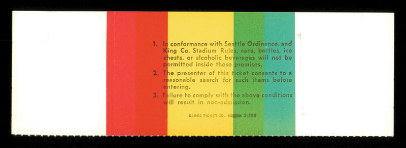 1984 NCAA Basketball Tournament Semi Finals Unsigned Full Ticket Georgetown SKU #222602