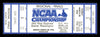 1993 NCAA Basketball Tournament West Regional Finals Unsigned Full Ticket Michigan SKU #222616
