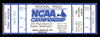 1993 NCAA Basketball Tournament West Regional Finals Unsigned Full Ticket Michigan (Creases) SKU #222649